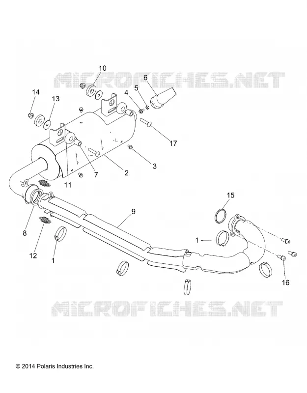 ENGINE, EXHAUST SYSTEM