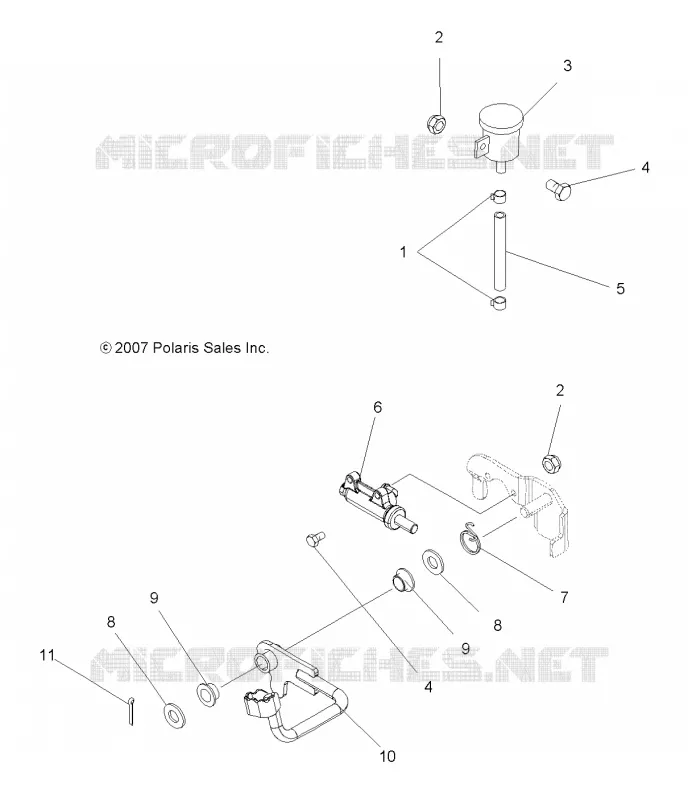 BRAKES, BRAKE PEDAL AND REAR MASTER CYLINDER