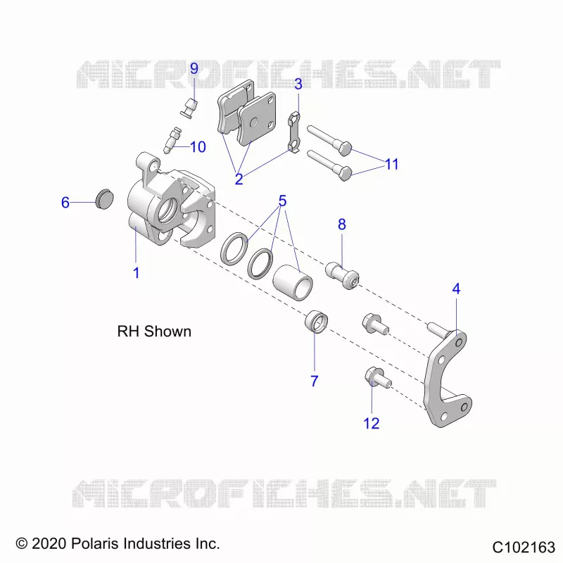 BRAKES, FRONT BRAKE CALIPERS