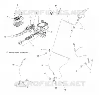 HAND BRAKE/BRAKE LINE