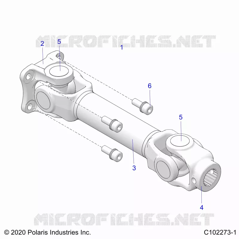 DRIVE TRAIN, PROP REAR SHAFT