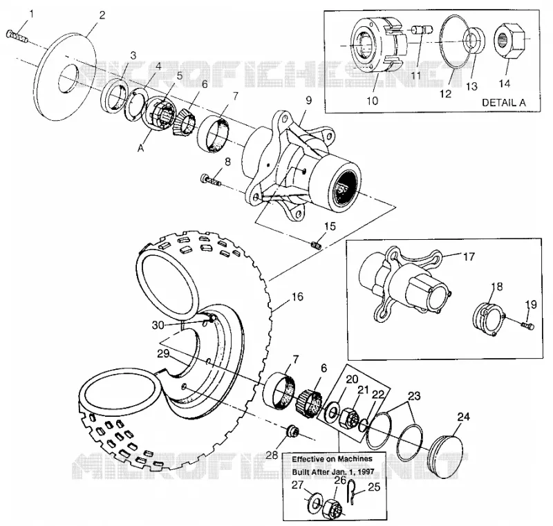 FRONT WHEEL BIG BOSS 6X6 400L W97AE38A (4940814081B007)