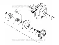DRIVEN CLUTCH ASSEMBLY 4X4 300 W948130 (4926762676C002)