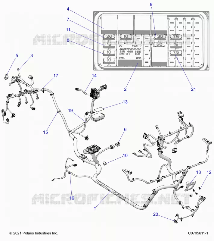 ELECTRICAL, WIRE HARNESS