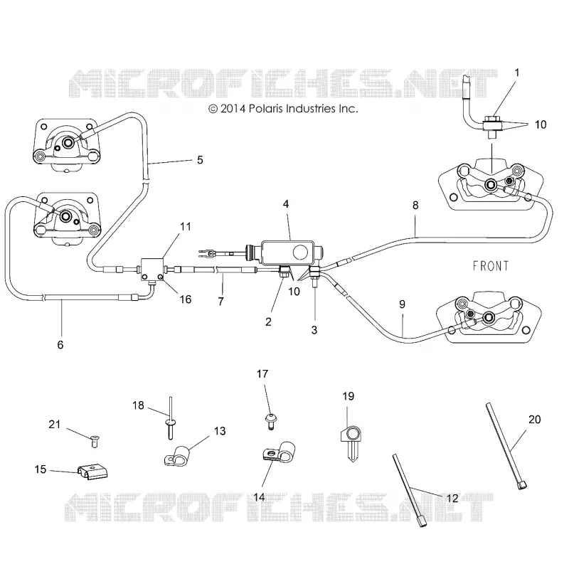 BRAKE LINES AND MASTER CYLINDER
