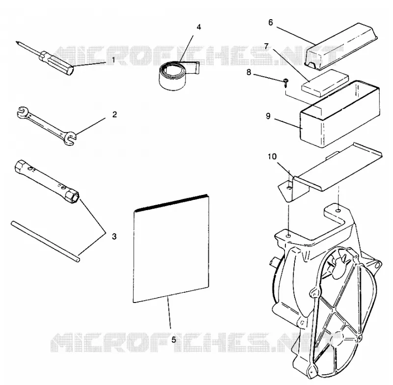 TOOL KIT/BOX STORM 0965782, STORM SKS 0965582,  EURO STORM E965782, EU (4931593159B012)