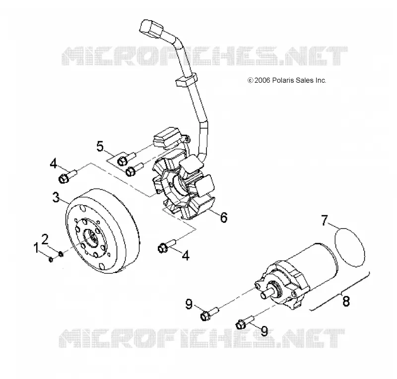 GENERATOR/STARTING MOTOR