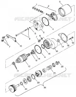 STARTING MOTOR BIG BOSS 6X6 400L W97AE38A (4940814081D013)