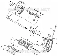 DRIVE TRAIN 600 XCR 0975677, 600 XCR SE H975677 AND EUROPEAN 600 XCR SE E97 (4937963796B010)