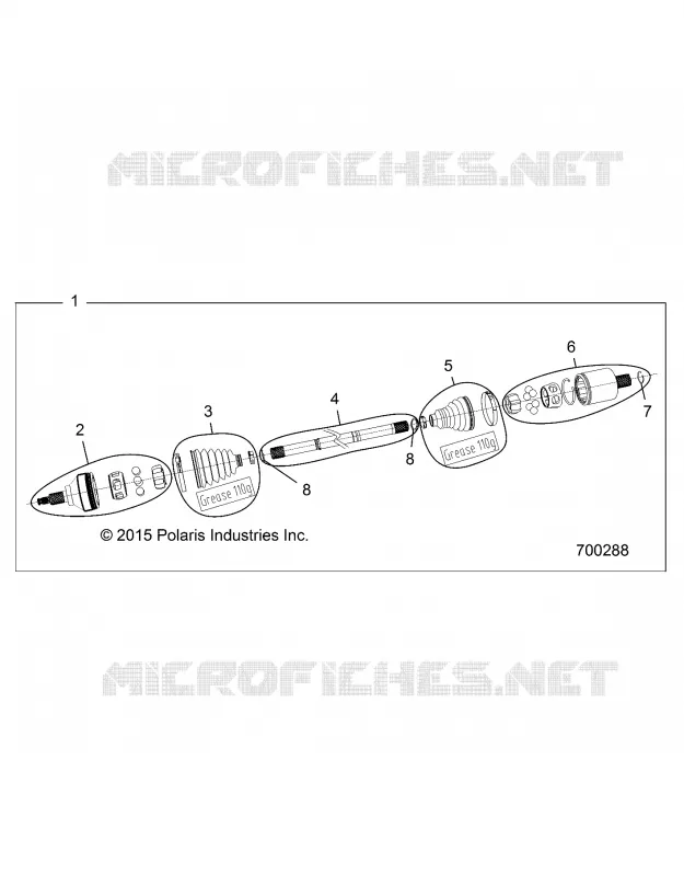 DRIVE TRAIN, REAR HALF SHAFT
