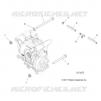 DRIVE TRAIN, GEARCASE MOUNTING, REAR