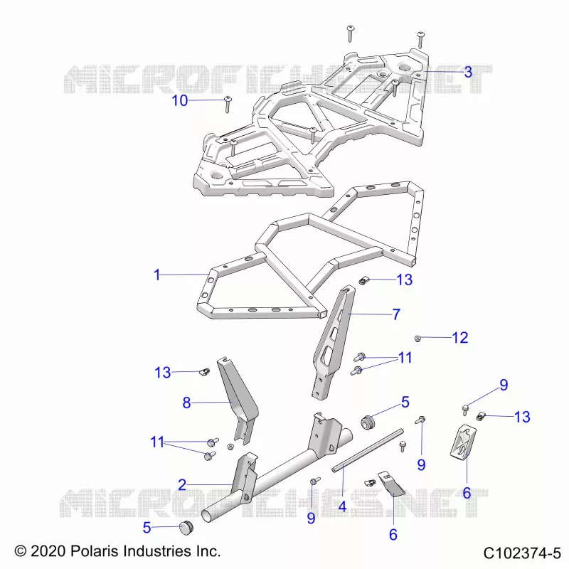 REAR BODYWORK RACK