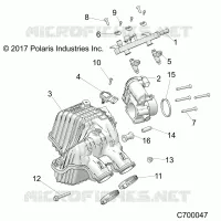ENGINE, AIR INTAKE MANIFOLD, EVAP, 50S