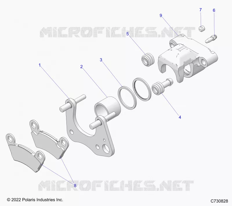 BRAKES, REAR CALIPER