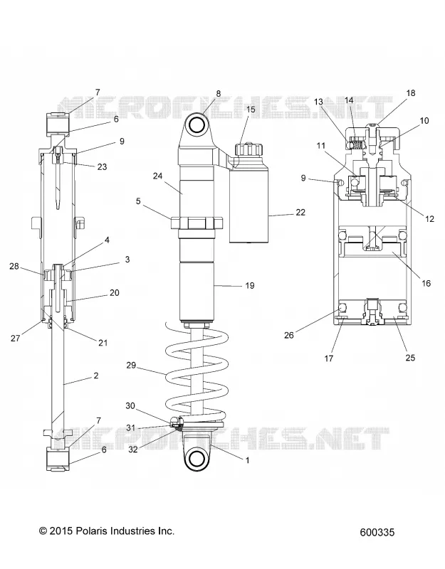 REAR TRACK SHOCK (7044566)