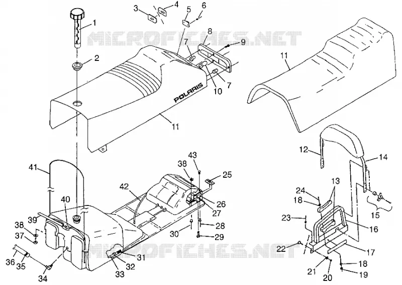 SEAT   GAS TANK