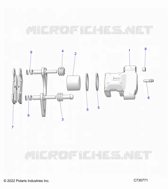 BRAKES, REAR CALIPER