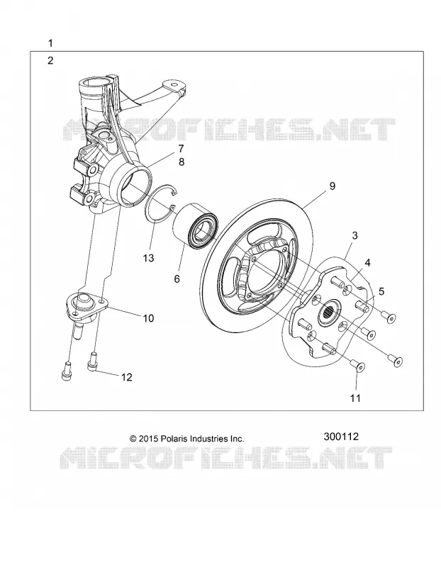 FRONT SUSPENSION HUBSTRUTS