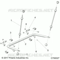 SUSPENSION, REAR STABILIZER BAR
