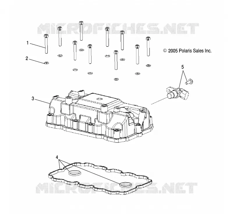 ENGINE, VALVE COVER