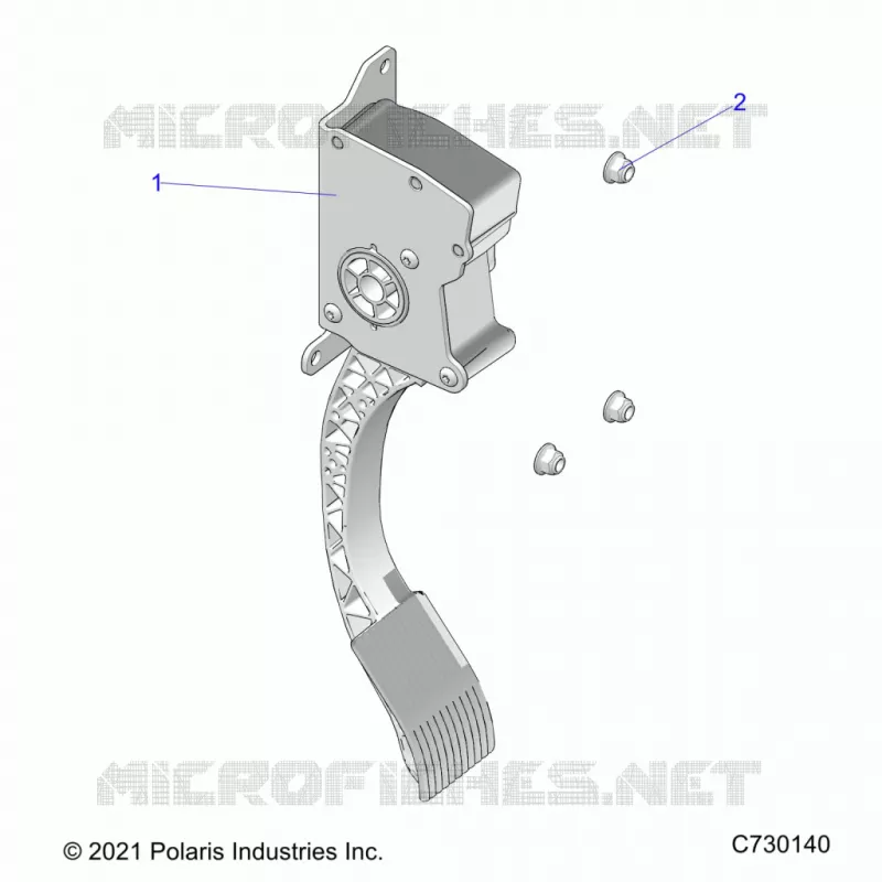 ENGINE, THROTTLE PEDAL