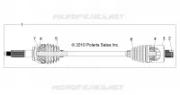 DRIVE TRAIN, REAR DRIVE SHAFT
