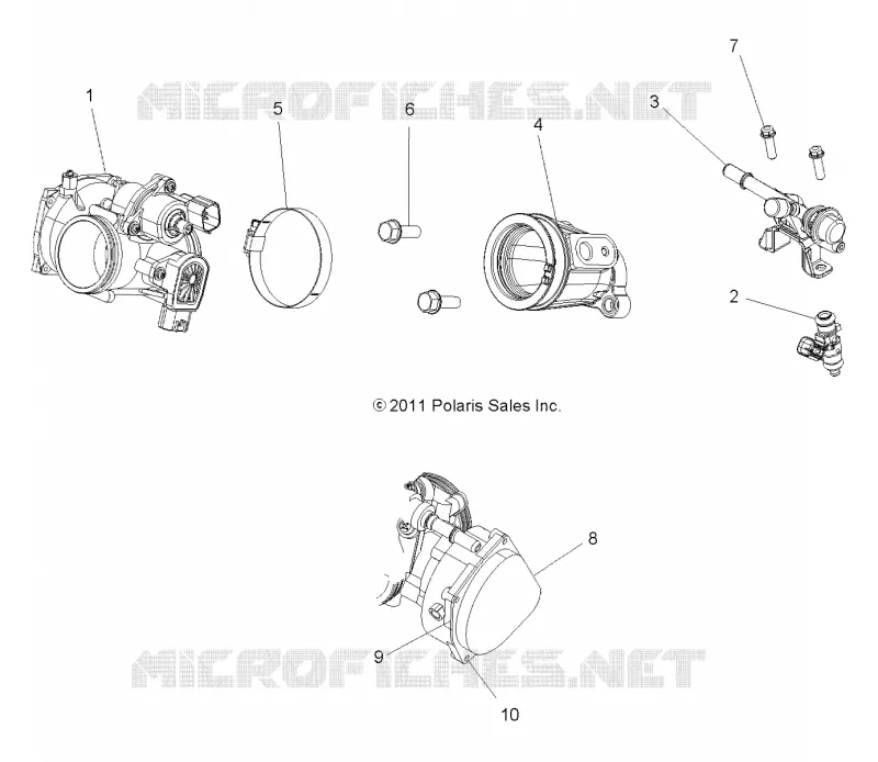 THROTTLE  BODY AND FUEL RAIL
