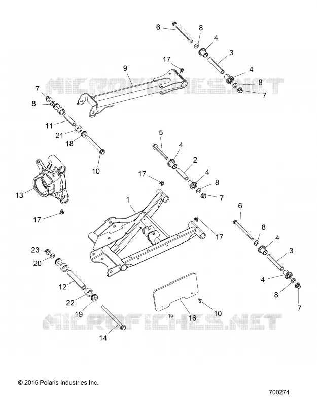 REAR SUSPENSION CONTROL ARMS