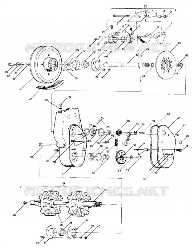 BRAKE   CHAINCASE TRAIL UPDATED 2/90 (4916831683013A)