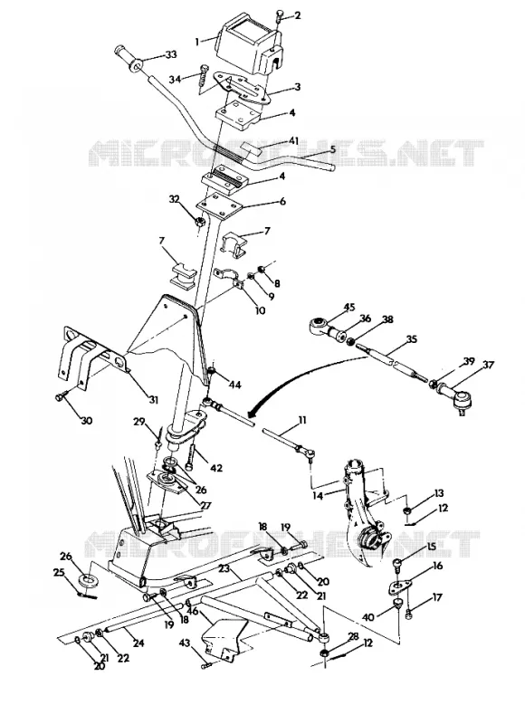 STEERING ASSEMBLY 6X6 UPDATED 2-91 (4919811981011A)