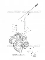 ENGINE, OIL FILTER AND DIPSTICK