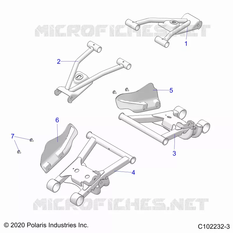REAR SUSPENSION CONTROL ARMS