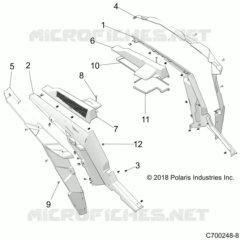 REAR BODYWORK FENDERS AND BEZELS