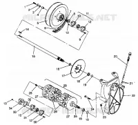 DRIVE TRAIN ASSEMBLY STORM 0940782 AND STORM SKS 0940582 (4925032503017A)
