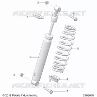SUSPENSION, REAR SHOCK