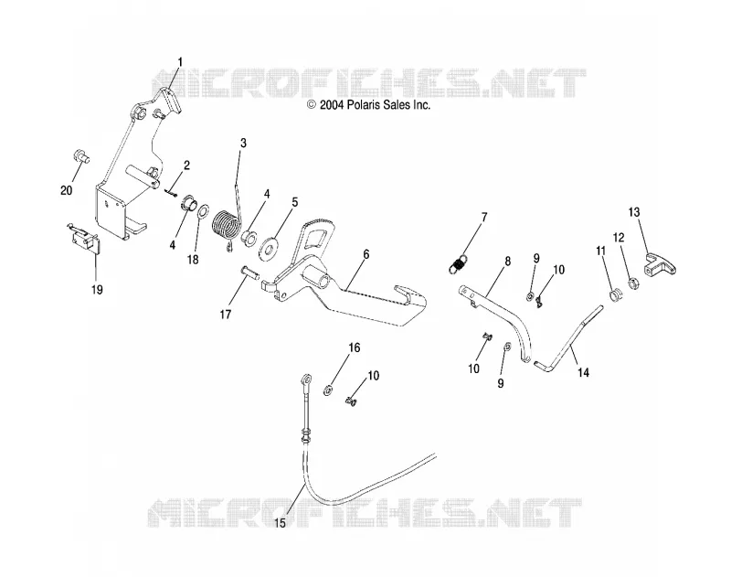 PARKING BRAKE PEDAL