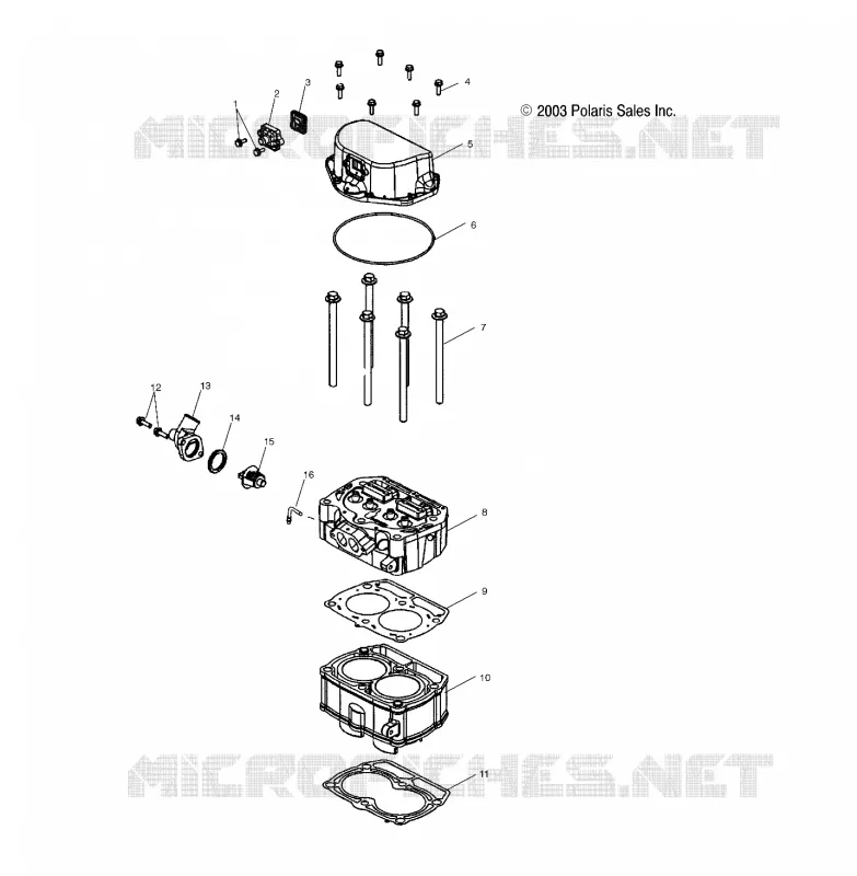 CYLINDER AND CYLINDER HEAD