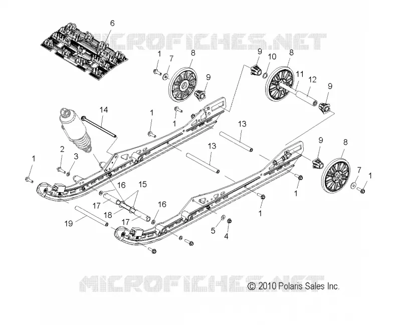REAR SUSPENSION AND TRACK
