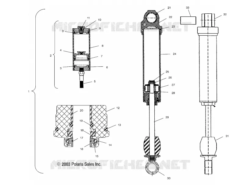 SHOCK (REAR TRACK)(M-10 ACE)