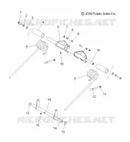 SUSPENSION, REAR TORQUE ARM AND PIVOT ARM