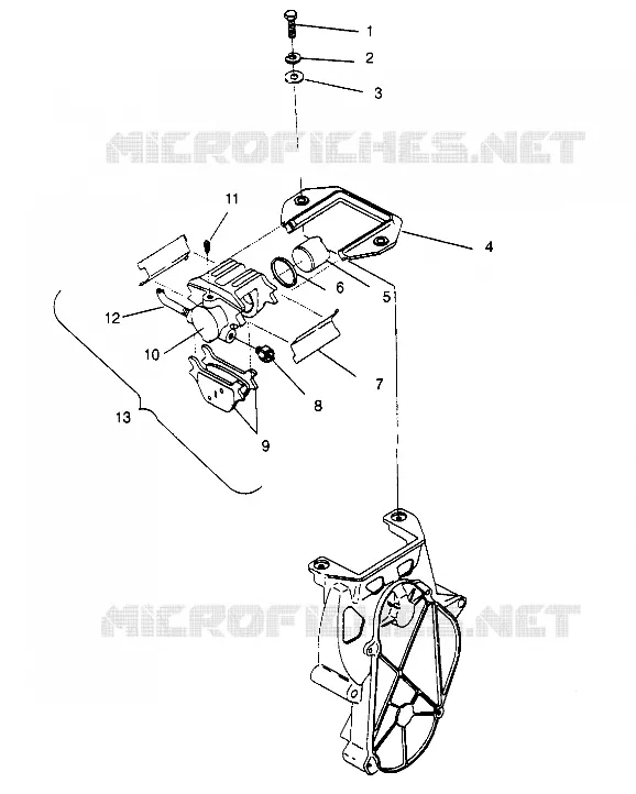 BRAKE  500 EFI 0952774, EFI SKS 0952574,   EFI SKS PT 0952974, AND (4929052905B009)