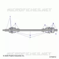 DRIVE TRAIN, HALF SHAFT, FRONT