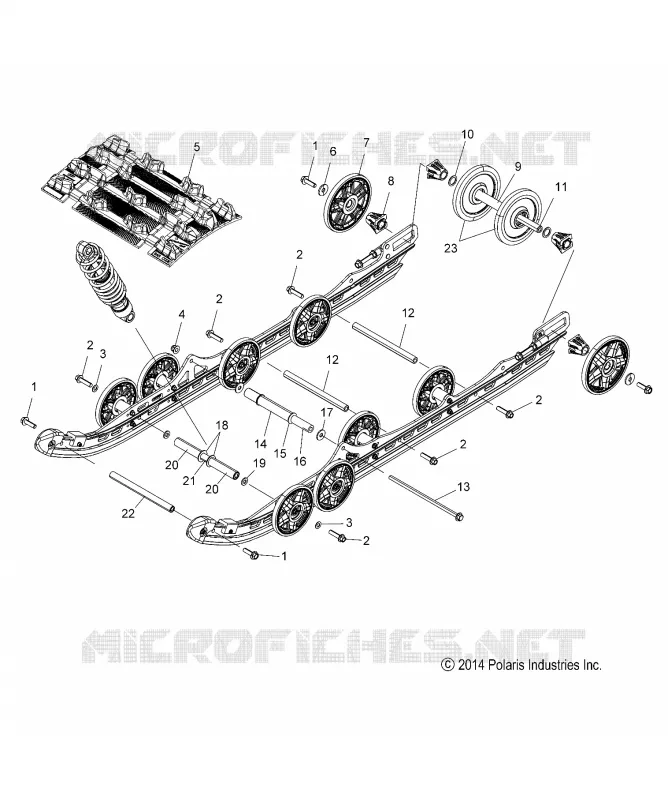 REAR SUSPENSION AND TRACK