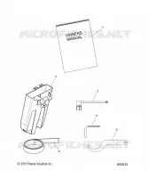REFERENCES, OWNERS MANUAL, BELT HOLDER, TOOLS