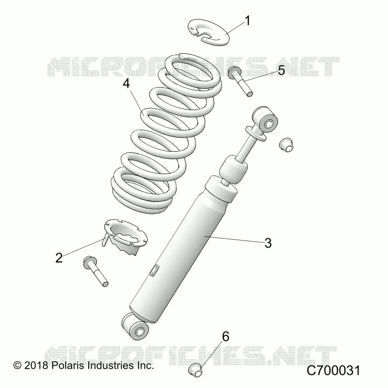 SUSPENSION, FRONT SHOCK MOUNTING