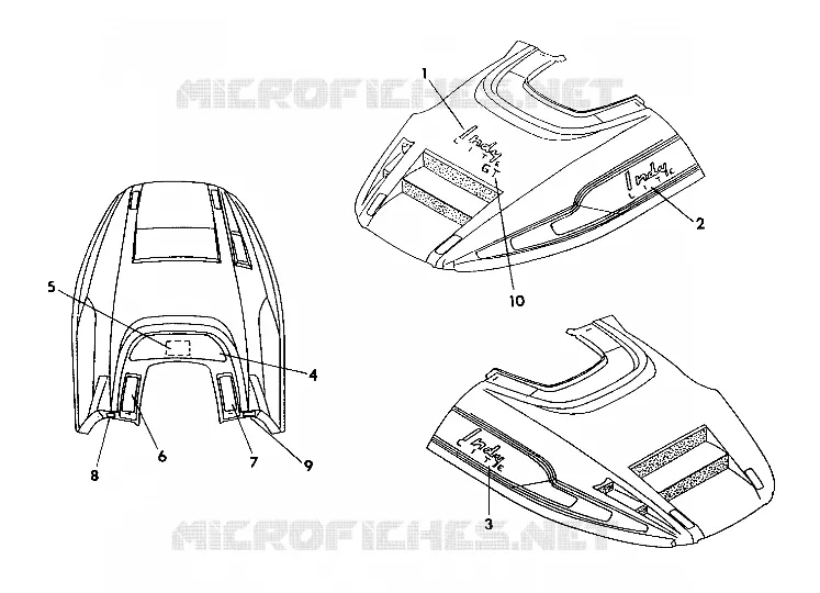HOOD-DECALSSS  INDY LITE GT (4921342134007A)