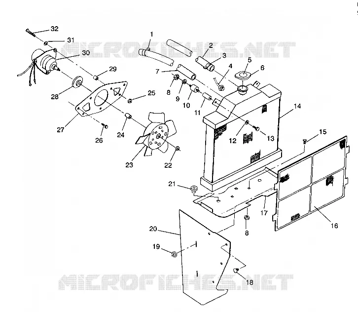 COOLING SYSTEM 4X4 350L W938139 (4924052405005A)
