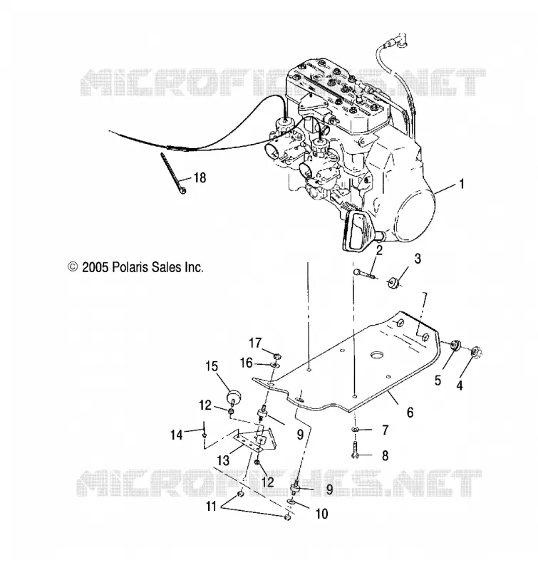 ENGINE, MOUNTING