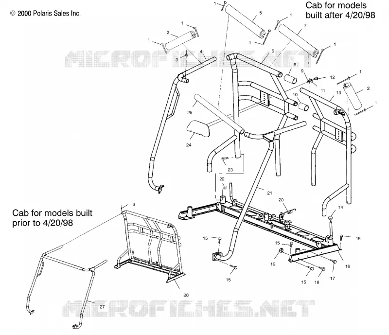 CAB FRAME