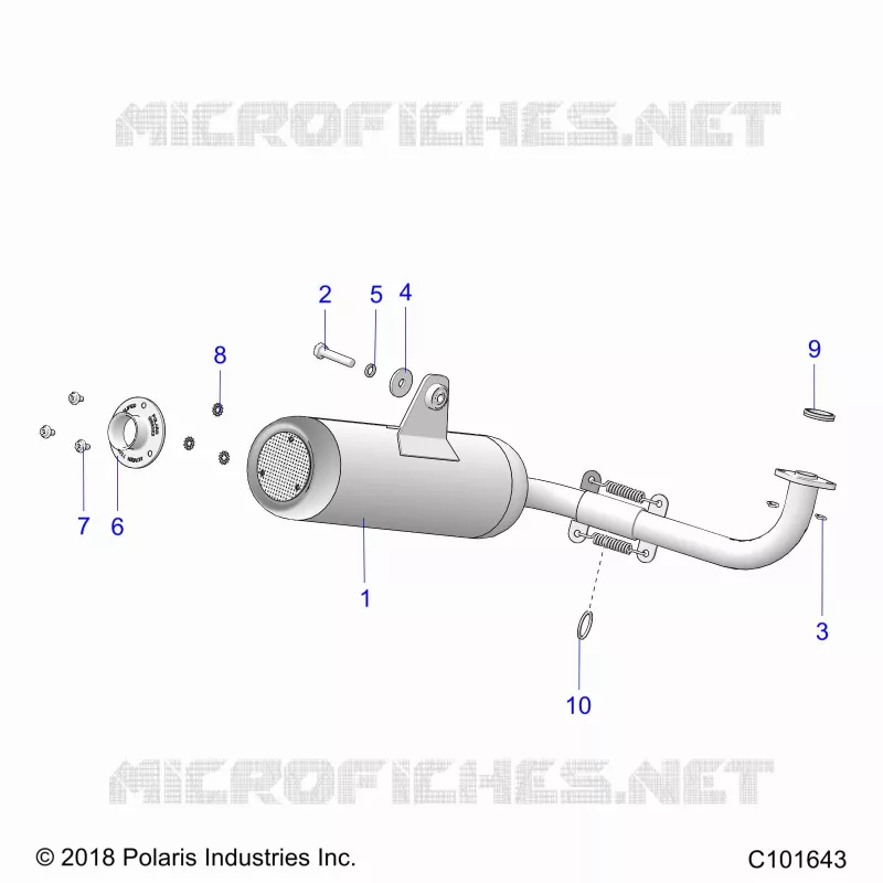 ENGINE, EXHAUST SYSTEM